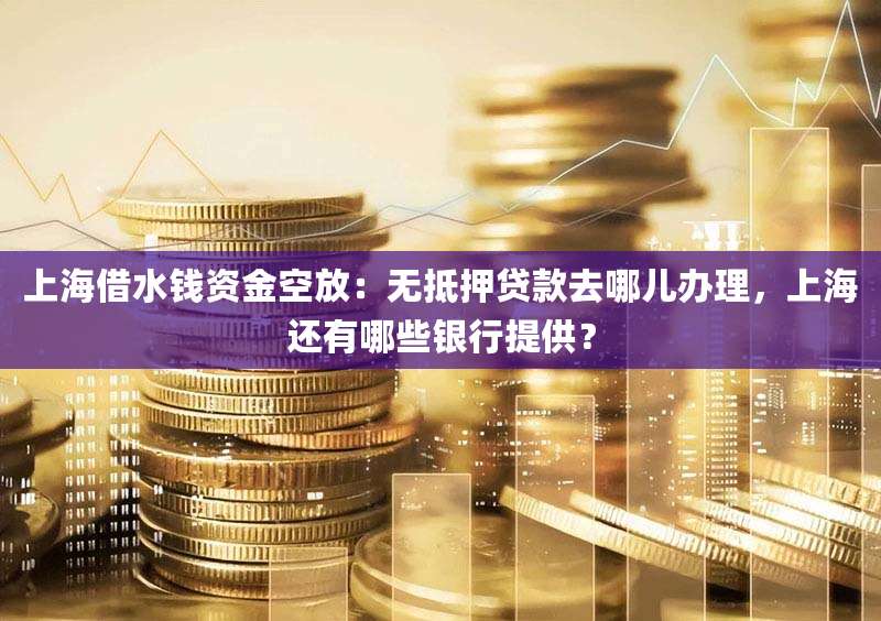 上海借水钱资金空放：无抵押贷款去哪儿办理，上海还有哪些银行提供？